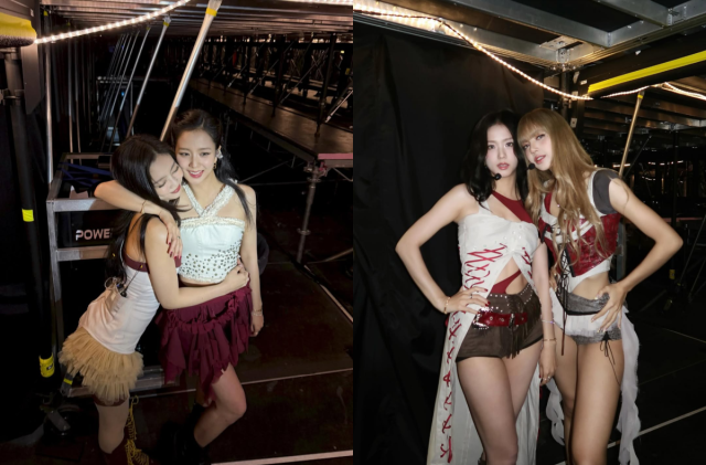 블랙핑크 지수가 LA 콘서트의 비하인드 사진을 공개했다. / 지수 인스타그램 캡처