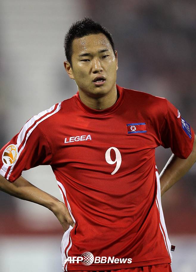 북한 국가대표 시절 정대세. /AFPBBNews=뉴스1