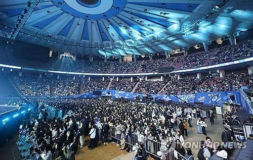 K팝 콘서트 [연합뉴스 자료 사진]
기사 내용과 직접 관련 없는 참고용 자료 사진임.