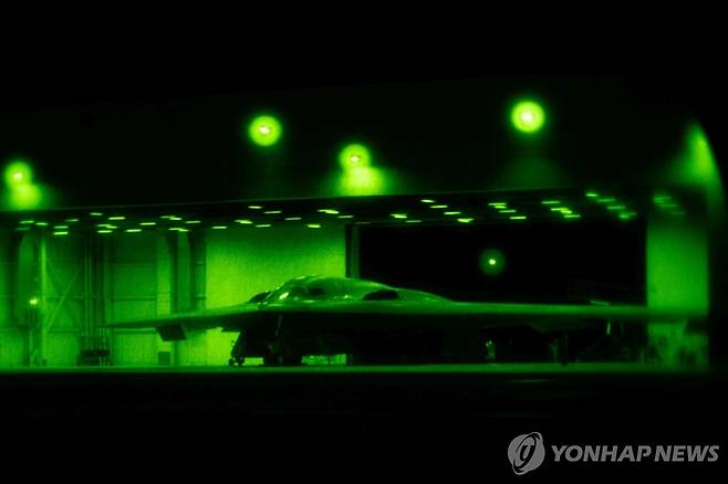이란 공습에 투입된 미군 B-2 폭격기 [로이터 연합뉴스 자료사진. 재판매 및 DB 금지]
