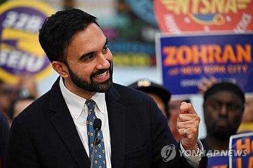 조란 맘다니 미국 민주당 뉴욕시장 후보 [AFP 연합뉴스 자료사진. 재판매 및 DB 금지]