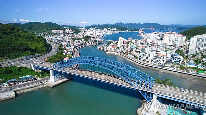 기존 통영대교 [경남 통영시 제공. 재판매 및 DB 금지]
