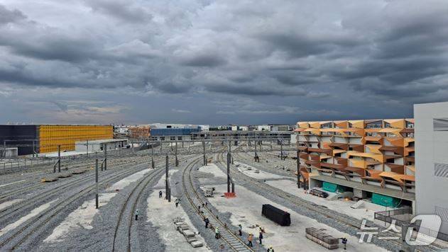 GS건설 싱가포르 T301 공사 현장 전경. (GS건설 제공)