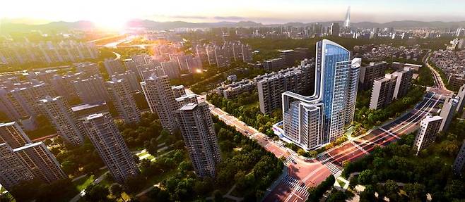 개포 현대4차 가로주택정비사업 조감도.ⓒ동부건설