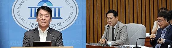 안철수 의원과 장동혁 의원 [사진=연합뉴스]