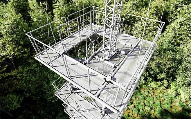 국립생태원 생태계 기후대응 표준관측망 조감도