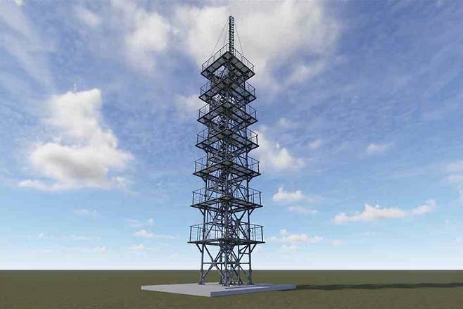국립생태원 생태계 기후대응 표준관측망 조감도