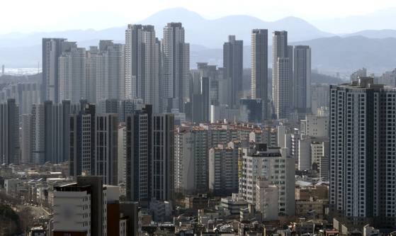 대구 중구에서 바라본 대구 도심 아파트. 뉴시스