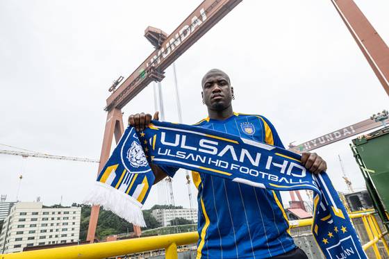 Attacker Malcolm who joined Ulsan HD. Photo Ulsan HD