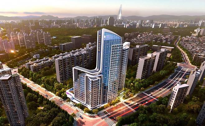 '개포현대4차' 가로주택정비사업 조감도. 사진=동부건설