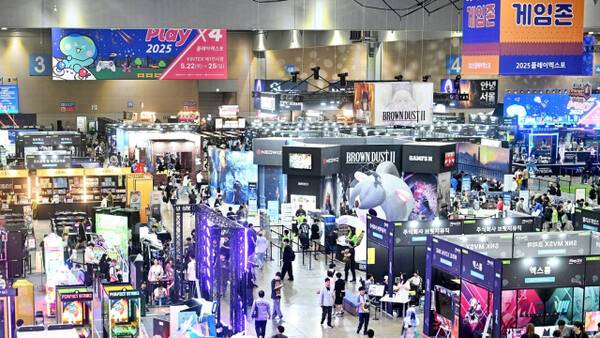 지난 5월 킨텍스에서 열린 2025 플레이엑스포 현장. 킨텍스 제공