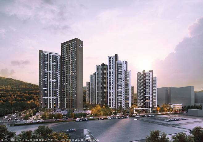 힐스테이트 회룡역파크뷰 조감도. /사진제공=현대건설