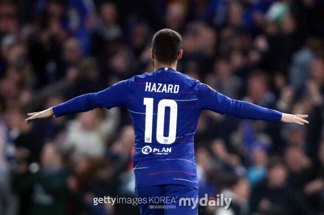 첼시에서 전설적인 활약을 보여준 에덴 아자르./ 게티이미지코리아