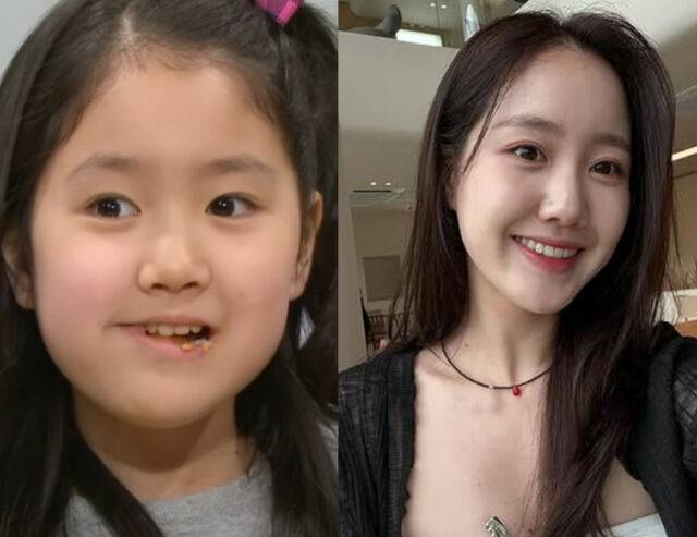 진지희가 여성스럽고 성숙한 외모를 보여줘 팬들을 놀래켰다. / (왼쪽) MBC '지붕뚫고 하이킥', (오른쪽) 진지희 소셜미디어