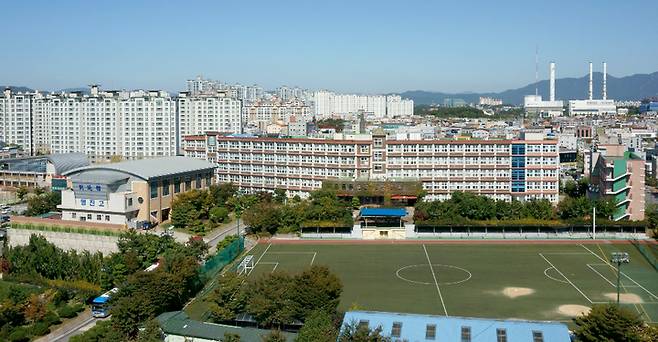[광주=뉴시스] 명진고등학교 전경. (사진=명진고 제공) photo@newsis.com *재판매 및 DB 금지