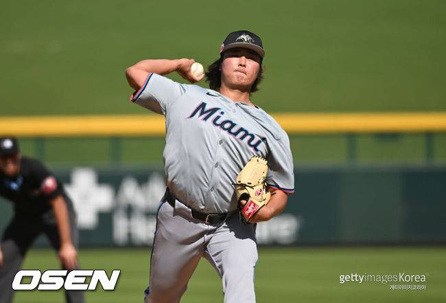 [사진] 마이애미 심준석. ⓒGettyimages(무단전재 및 재배포 금지)