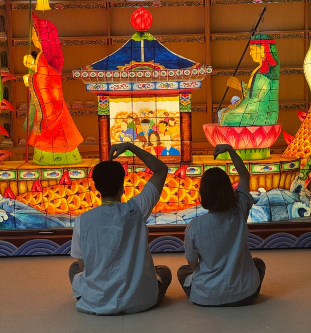 '나는 절로, 봉선사' 매칭 커플. 사진 제공=대한불교조계종 사회복지재단)