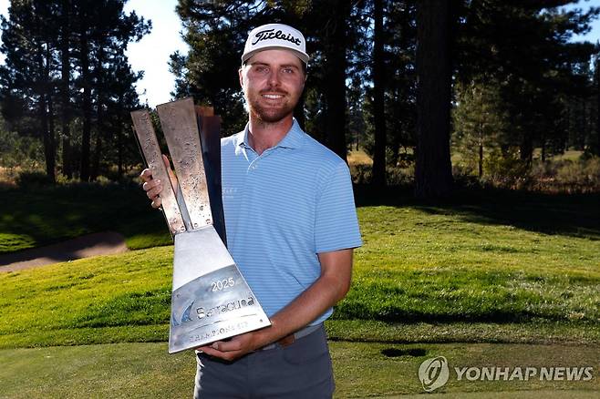 배러쿠다 챔피언십 우승 차지한 라이언 제라드 [게티이미지/AFP=연합뉴스]