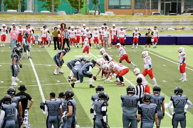 2025년 한세실업배 미식축구대회 모습.