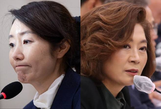 강선우 여가부 후보자(왼쪽)와 양이원영 전 의원(오른쪽). (사진=뉴스1/이데일리DB)