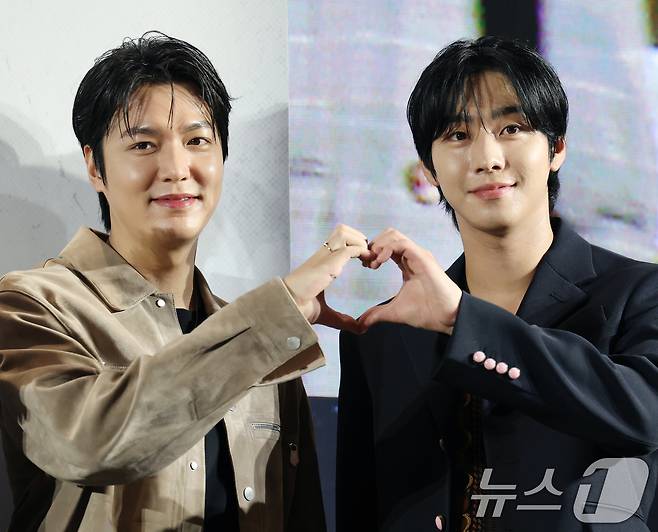 배우 이민호와 안효섭(오른쪽) 2025.7.21/뉴스1 ⓒ News1 권현진 기자