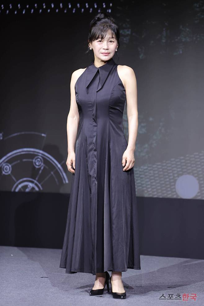 넷플릭스 시리즈 '트리거' 제작발표회에 참석한 배우 길해연. 25.7.22ⓒ이혜영 기자 lhy@hankooki.com