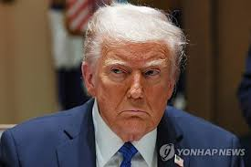 도널드 트럼프 미국 대통령. 연합뉴스.