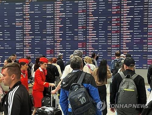 러시아 모스크바 셰레메티예보 공항. 로이터 연합뉴스 자료사진