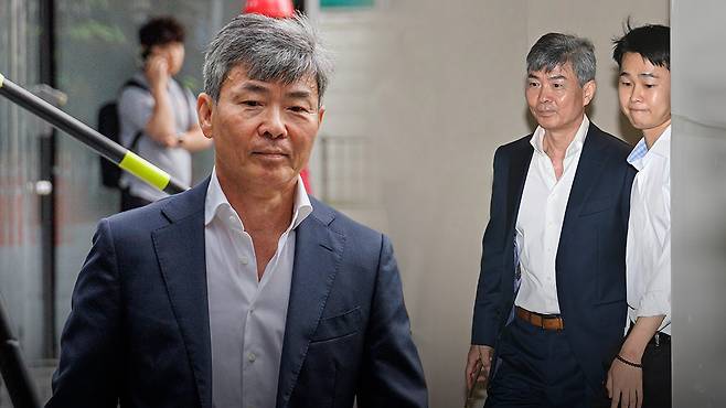 지난 21일 특검 조사에 출석한 이종호 전 블랙펄인베스트 대표