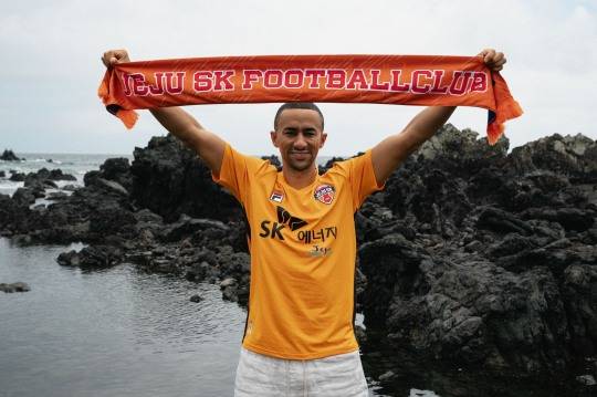 제주가 영입한 공격수 티아고. 사진[연합뉴스]