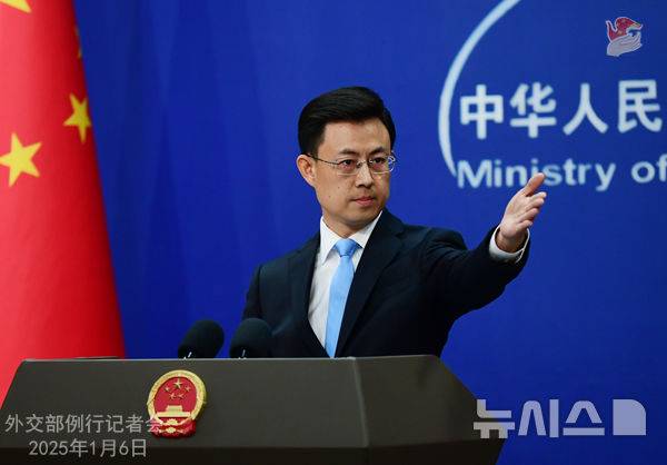 [베이징=뉴시스] 궈자쿤 중국 외교부 대변인.(사진=중국 외교부 홈페이지 갈무리) 2025. 07.22. photo@newsis.com