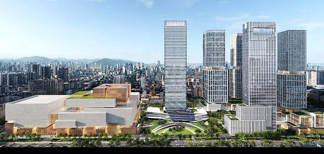 광천터미널 복합화사업 조감도. 광주시 제공