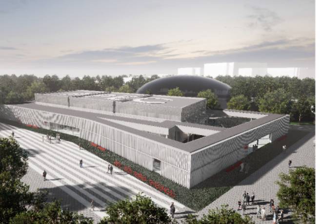 전시장 조감도.