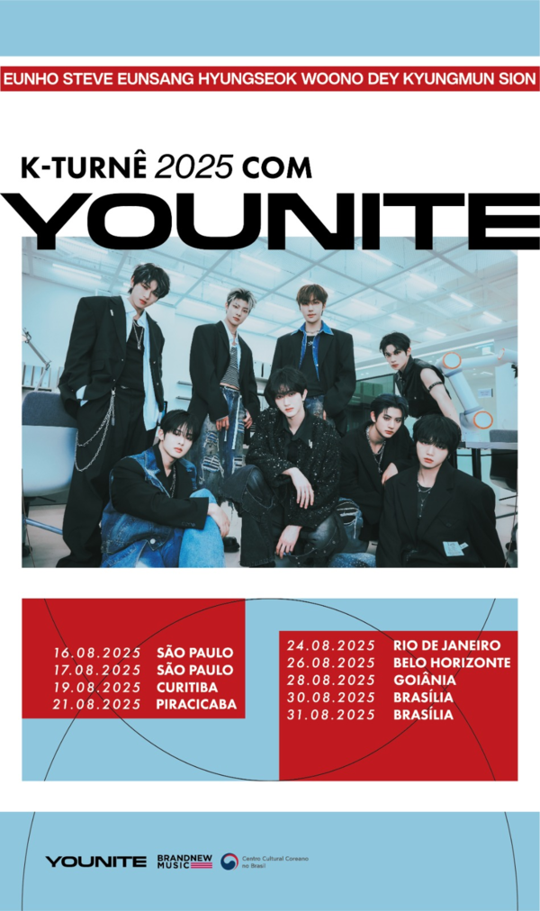 ▲ 유나이트 브라질 투어 일정을 담은 포스터. 제공|브랜뉴뮤직