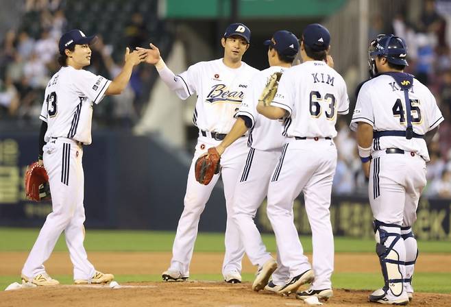 두산 베어스 선수단. /사진=두산 베어스 제공