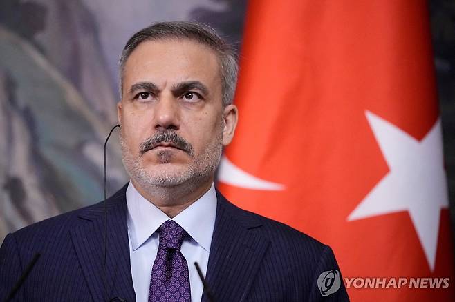 하칸 피단 튀르키예 외무장관 [로이터 연합뉴스 자료사진. 재판매 및 DB 금지]