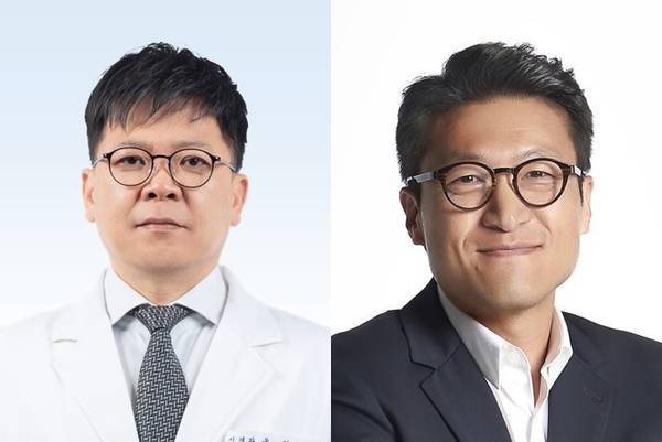 분당서울대병원 신경과 윤창호(왼쪽)·카이스트 전기전자공학부 배현민 교수. /분당서울대병원 제공