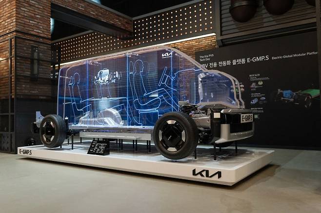 PV5에 새롭게 적용된 플랫폼인 E-GMP.S 사진=기아