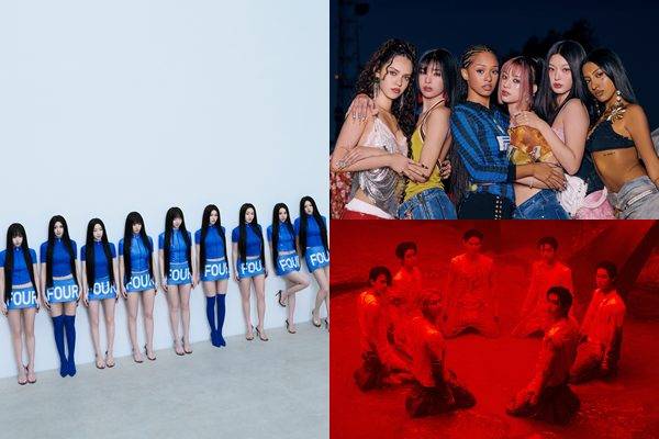 (왼쪽부터 시계방향) 트와이스, 캣츠아이, 엔하이픈 / 사진=JYP엔터테인먼트, 하이브 아메리카, 빌리프랩