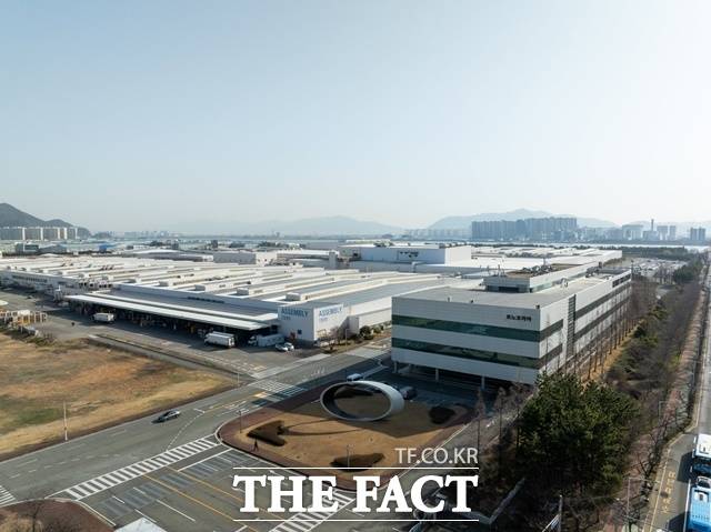 르노코리아 부산공장 전경. /르노코리아