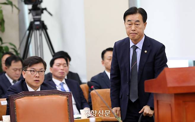 허석곤 소방청장이 지난 2월 25일 국회 내란혐의 국정조사특위에 참석해 있다. 박민규 선임기자