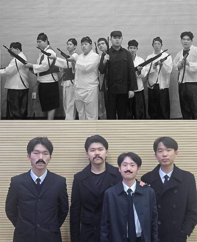 의정부고등학교 학생들. 의정부고 학생자치회(@uigocouncil_official)