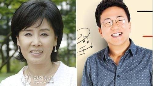 배우 선우은숙씨와 방송인 유영재. 연합뉴스