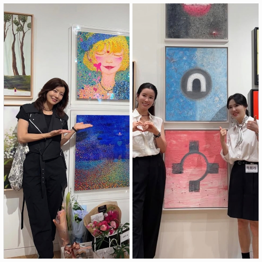 하희라가 뜻밖의 ‘예술 감성’으로 또 한 번 반전 매력을 보여줬다.사진=하희라 SNS