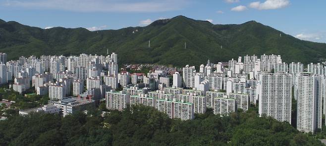 군포시 아파트 단지 모습.  /사진제공=군포시