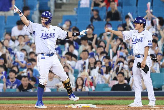 삼성 라이온즈 강민호./삼성 라이온즈