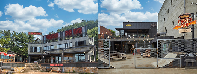 이번 아메리칸 바비큐 위크에 참여한 ‘로코스 비비큐(좌)’, ‘파운드 바베큐’  [미국육류수출협회 제공]