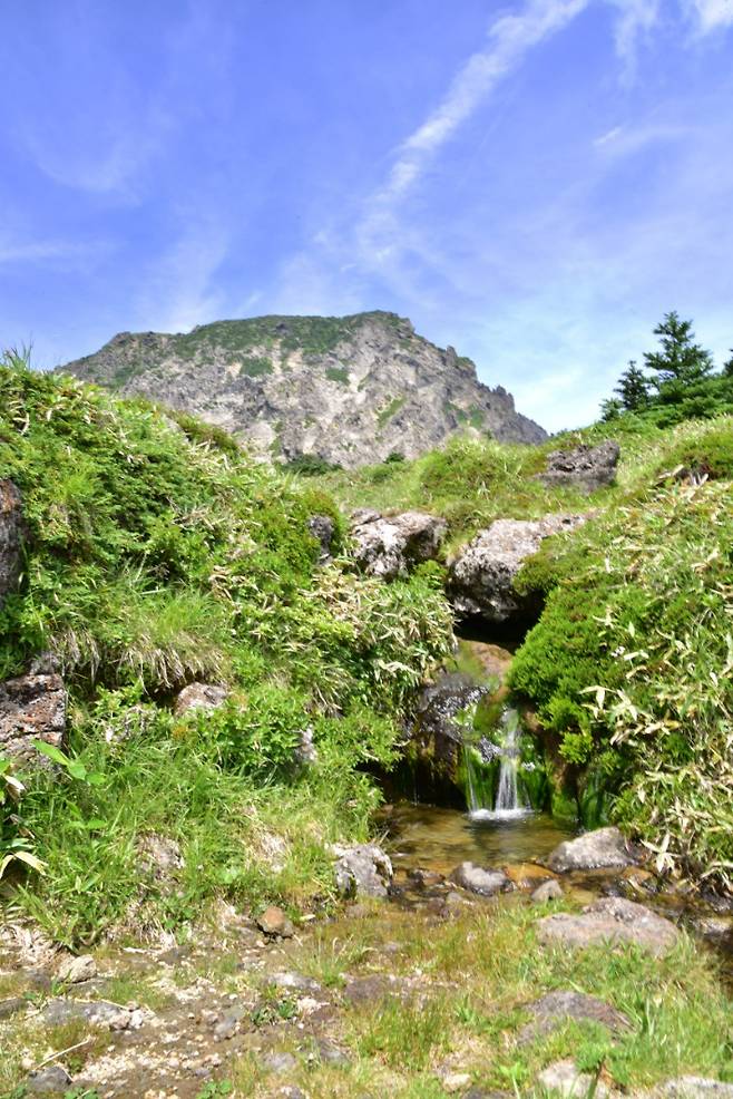한라산 백록샘. 제주도