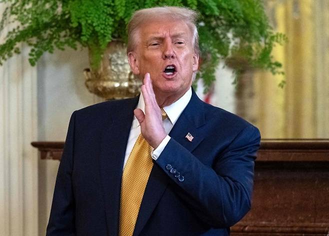 도널드 트럼프 미국 대통령. AFP 연합뉴스