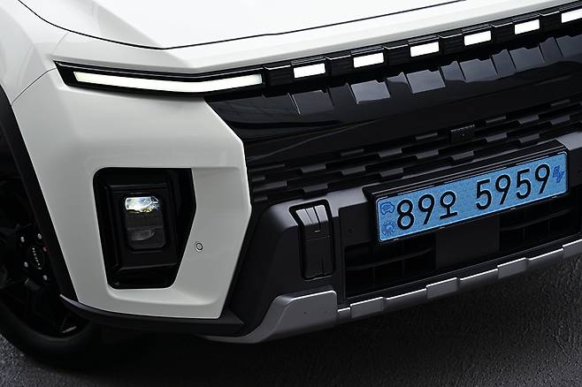 KG모빌리티 무쏘 EV. 사진: 김학수 기자